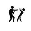 two people fighting
